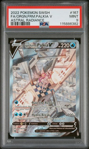 FA/ORGN.FRM.PALKIA V ASTRAL RADIANCE PSA 9